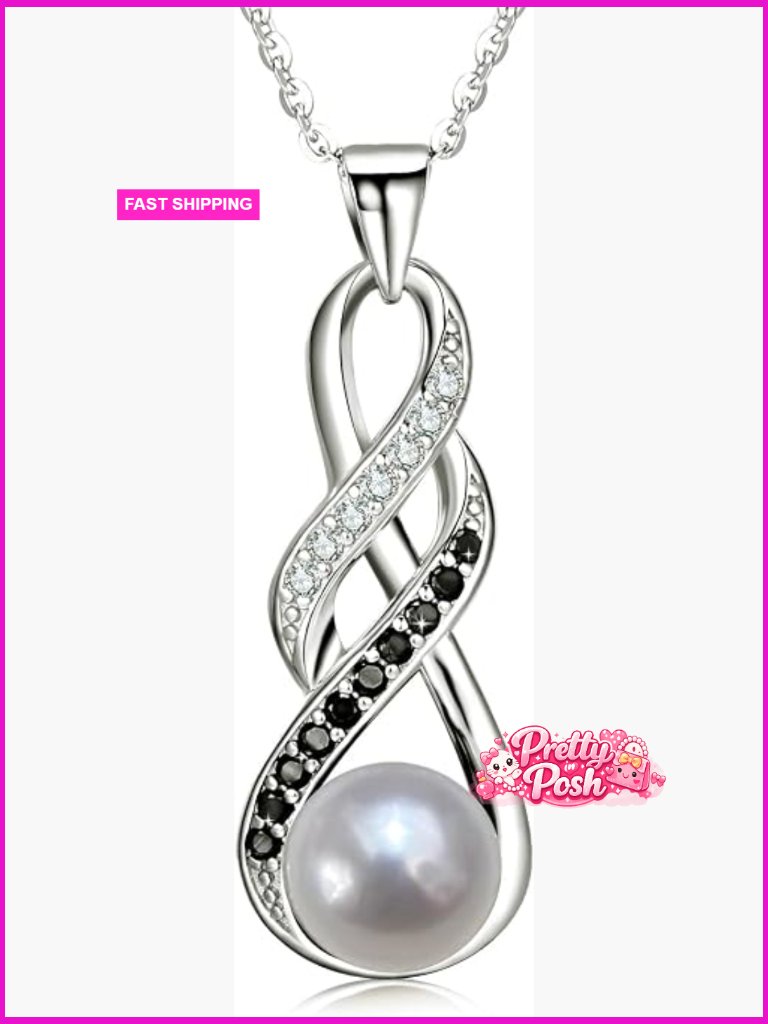 Freshwater Pearl Pendant Necklace 18k Gold Plated Sterling Silver